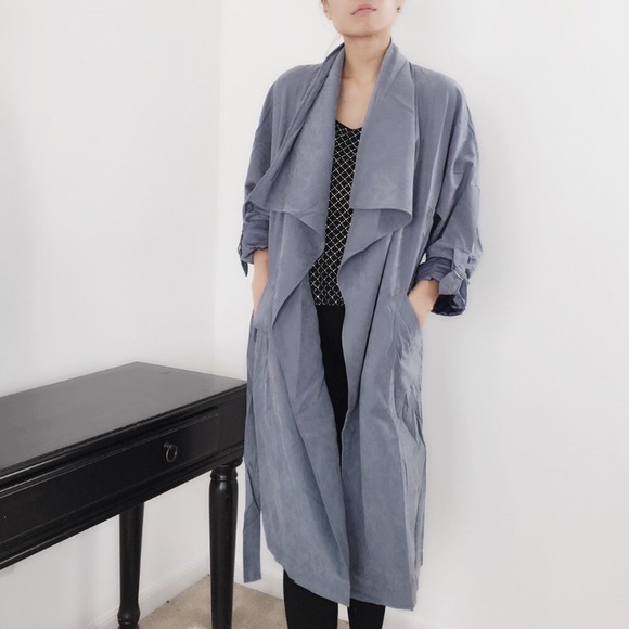 Best Seller Azalea suede long duster ring cinch. - Picture 4 of 6